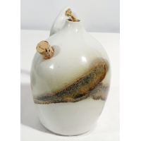 Keramiek olielampje, gesigneerd